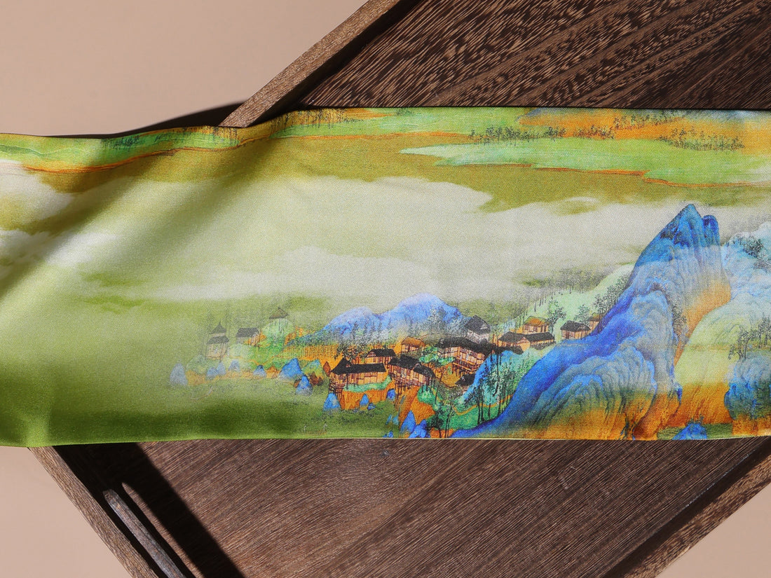 7 Ways to Wear the Retreat in the Emerald Ravine Easy-to-Wear Silk Scarf