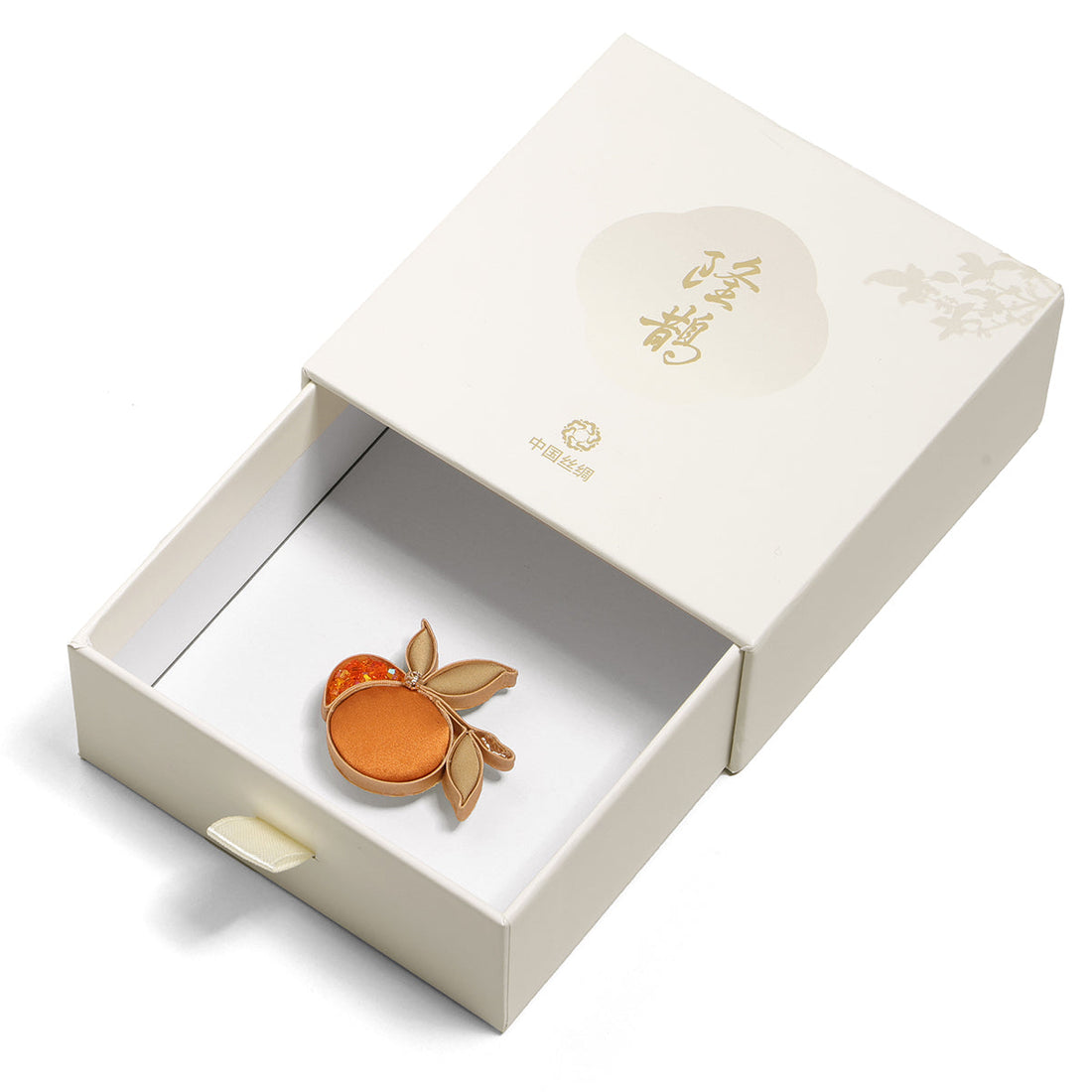 Bring Good Fortune Flower-shaped Brooch
