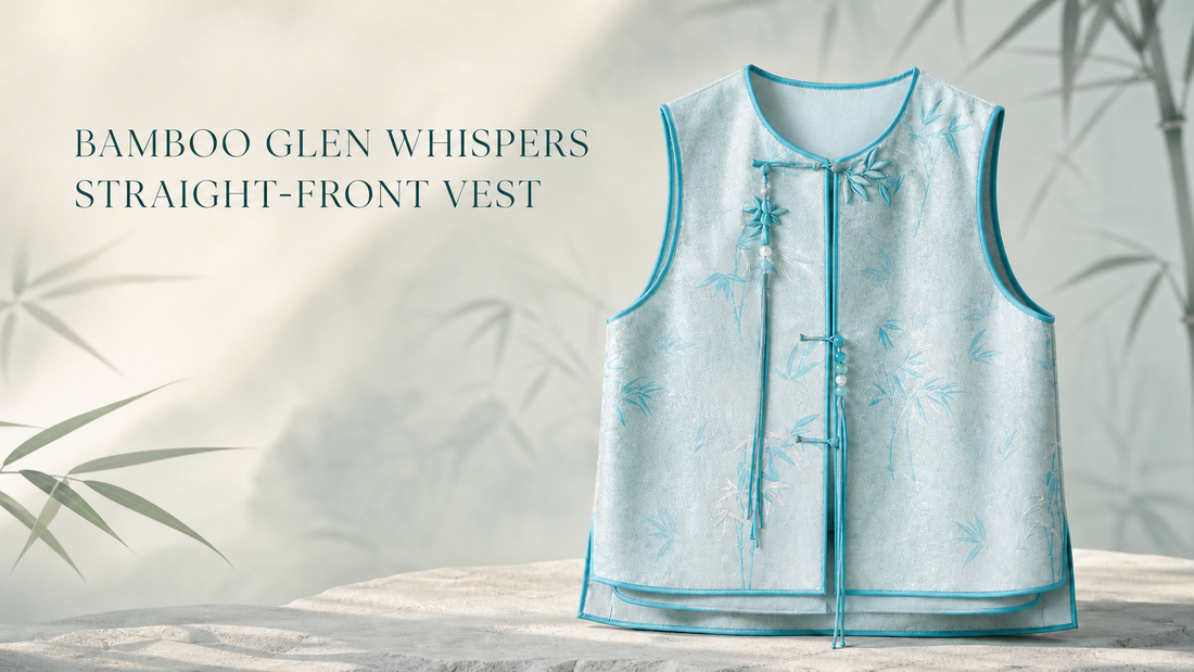 Bamboo Song Brocade Vest: Quiet Strength in Silk