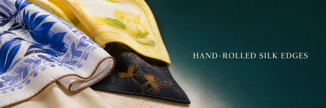Hand-Rolled Silk Scarf Edges: Why They Matter