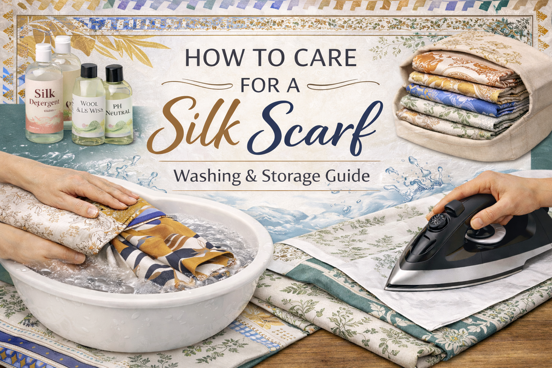 How to Care for a Silk Scarf | Washing & Storage Guide