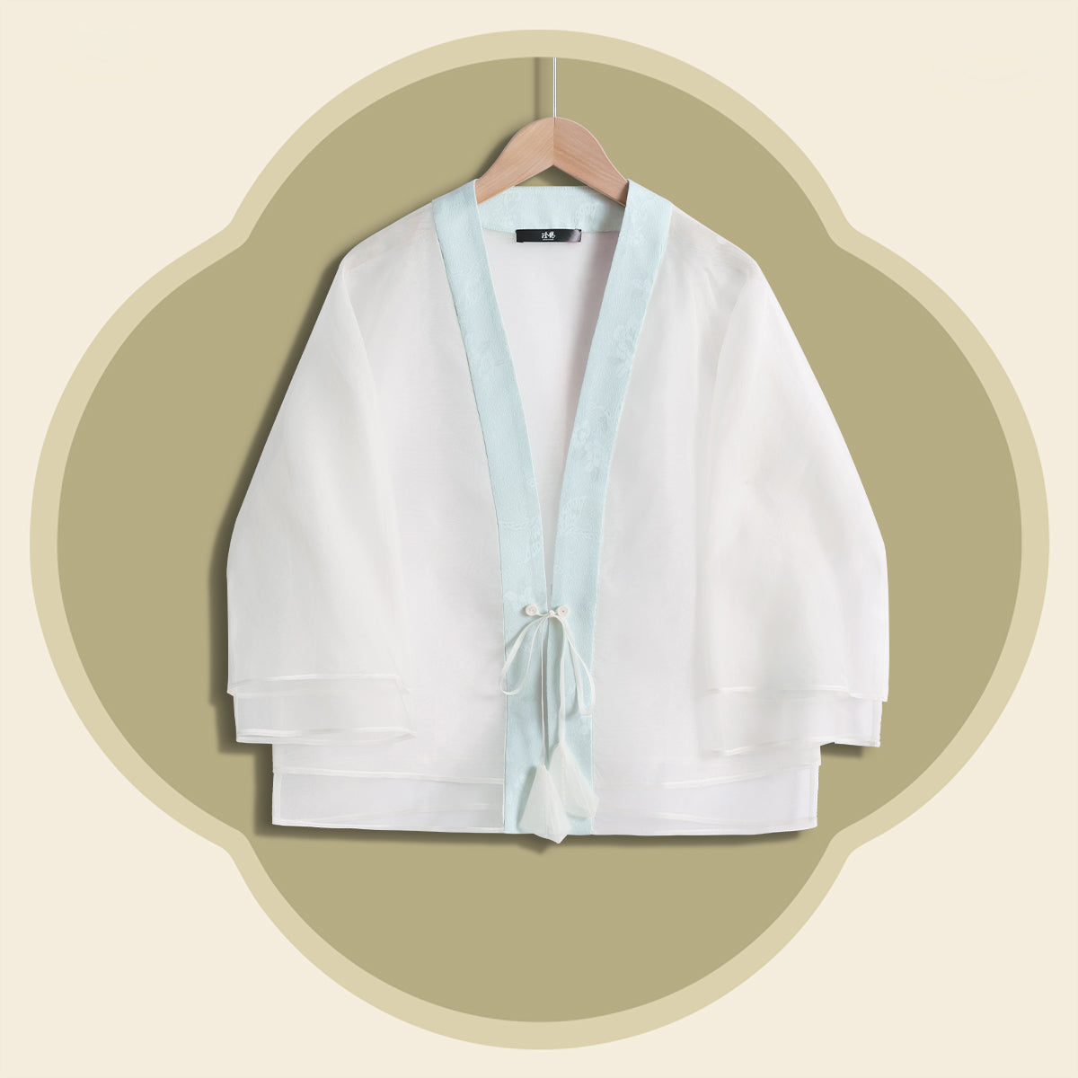 Blue Green Butterfly Xiao Top