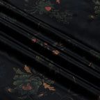 Mixed Flowers on Black Background Xieyi Pizi Xiangyunsha