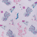 Batik Blossoms (Purple) Song Brocade Fabric