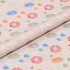 Gold-Edged Entwined Lotus Song Brocade Fabric