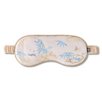 Panda Hugging Bamboos （Blue Bamboo Leaves）Eye Mask