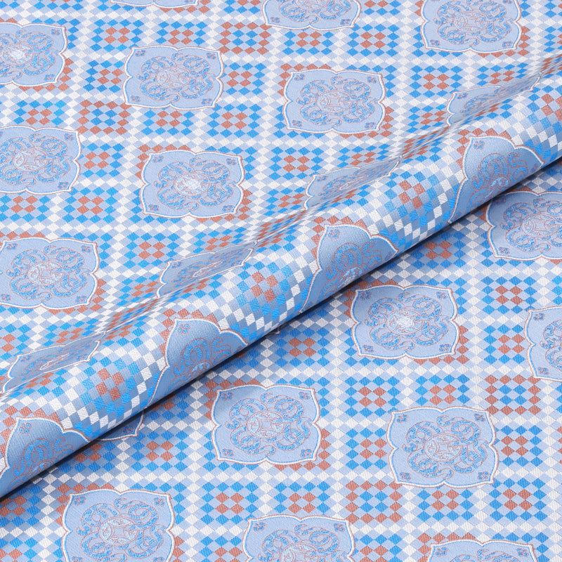 Good Fortune Comes with the Snake Song Brocade Fabric