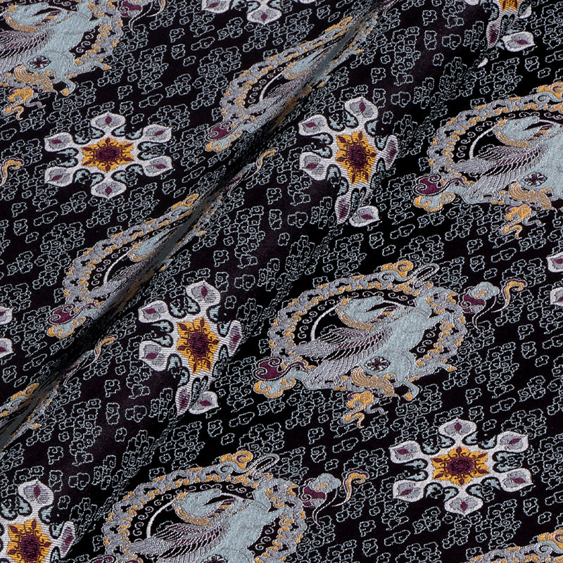 Cloud-Soaring Pegasus Song Brocade Fabric