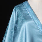Golden Swallow Announcing Spring (Blue) Song Brocade Fabric