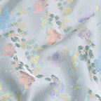 Fish and Golden Osmanthus Song Brocade Fabric