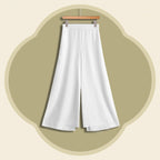 Gong-Pattern Woven Plain Luo Song-Style Trousers