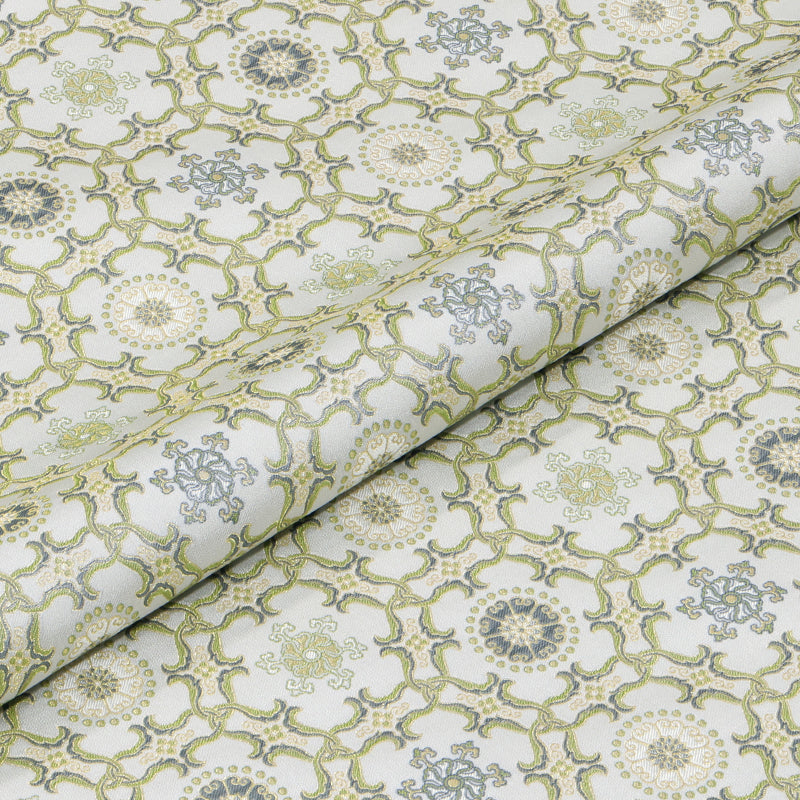 Decorative Silk Ribbons for Flowers Brocade(Beige Base) Song Brocade Fabric