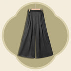 Original Color Plain Crepe Satin Xiangyunsha Wide-leg Trousers