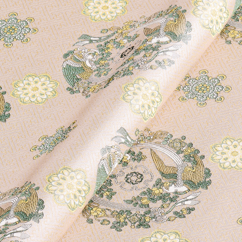 Emerald Years Song Brocade Fabric