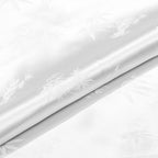 Bamboo Leaves Jacquard Satin
