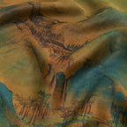 Landscape Gradient-Printed Pattern Xiangyunsha