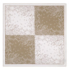 Double-Mirror Lily of the Valley Square Mulberry Silk Scarf