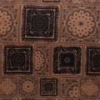 Brown Based with Overlapping Ink Patterns Pizi Xiangyunsha