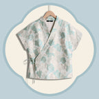 Song Brocade Cross-Collar Vest - Jade Elegance (Green)