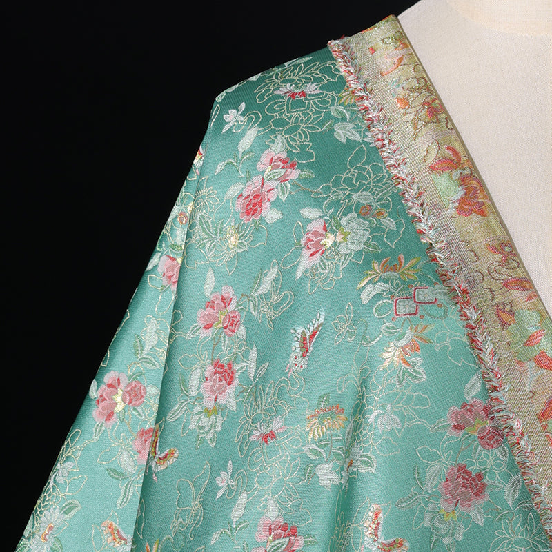 Fan Hua Ji Ying Song Brocade Fabric