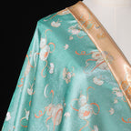 A Happy Life Song Brocade Fabric