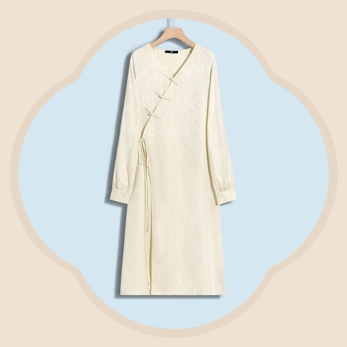 Nantian Pattern Silk Zhengjuan Dress