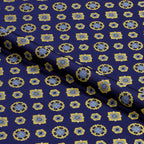 Hua Tang Jin Yun Dark Blue (Wu and Yue) Song Brocade Fabric