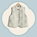 Jade Rabbit Gazing at the Moon Front-Opening Vest (Butterfly-Style Fasteners)