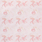 Wealth upon the Horse (Pink) Song Brocade Fabric