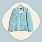 Song Brocade Coat - Pisces (Blue)
