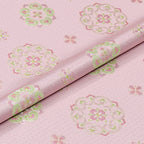 Baoxiang Flower (Pink Green) Song Brocade Fabric