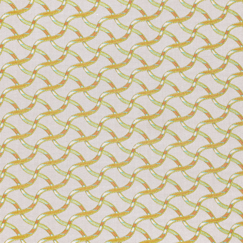 Silver Ingot Clusters Song Brocade Fabric