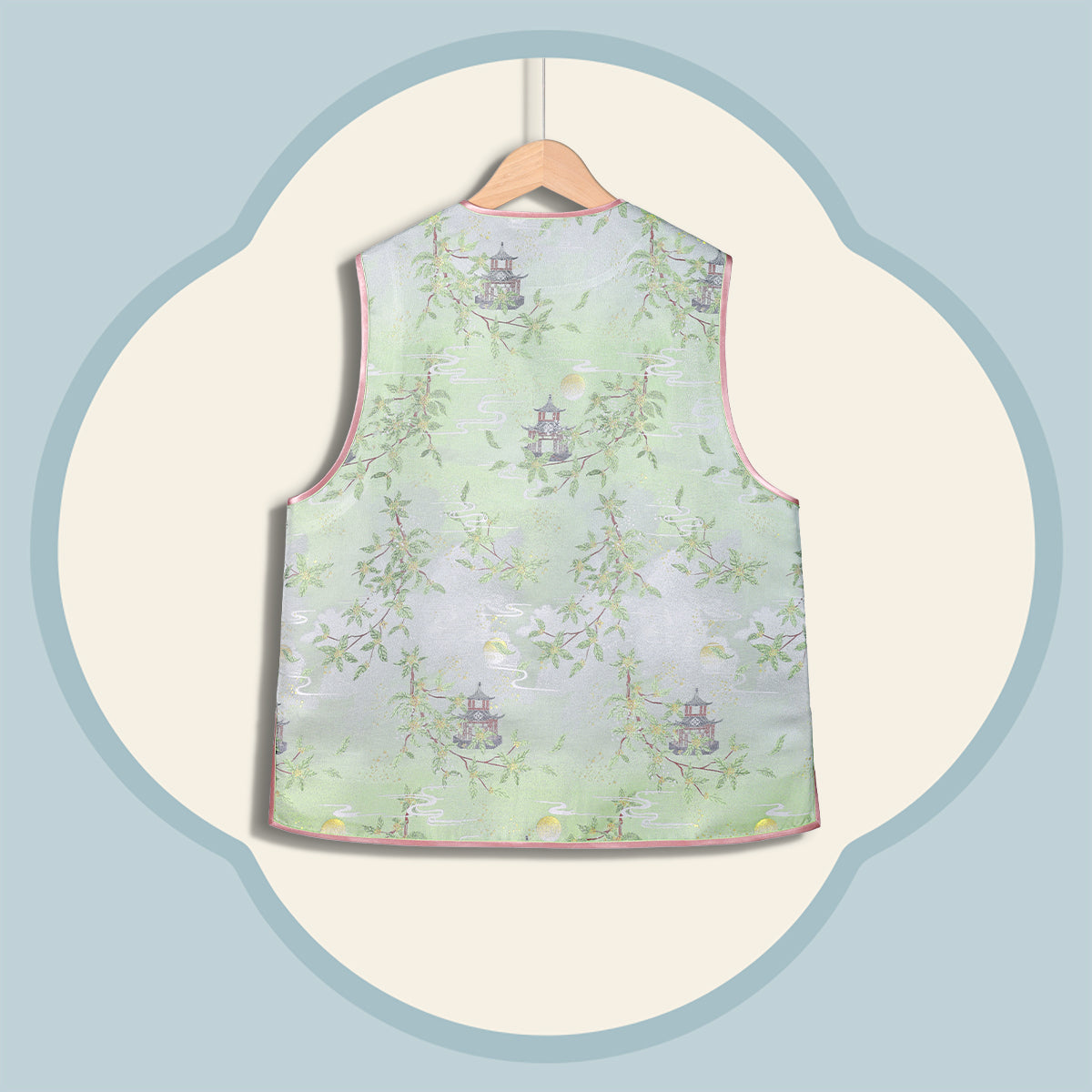 Reaching the Moon Palace and Winning the Top Prize Front-opening Vest