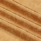 Golden Swallow Announcing Spring (Earth Yellow and Red) Song Brocade Fabric