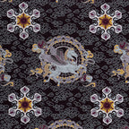 Cloud-Soaring Pegasus Song Brocade Fabric