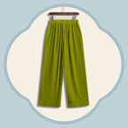 Light Green Velvet Trousers