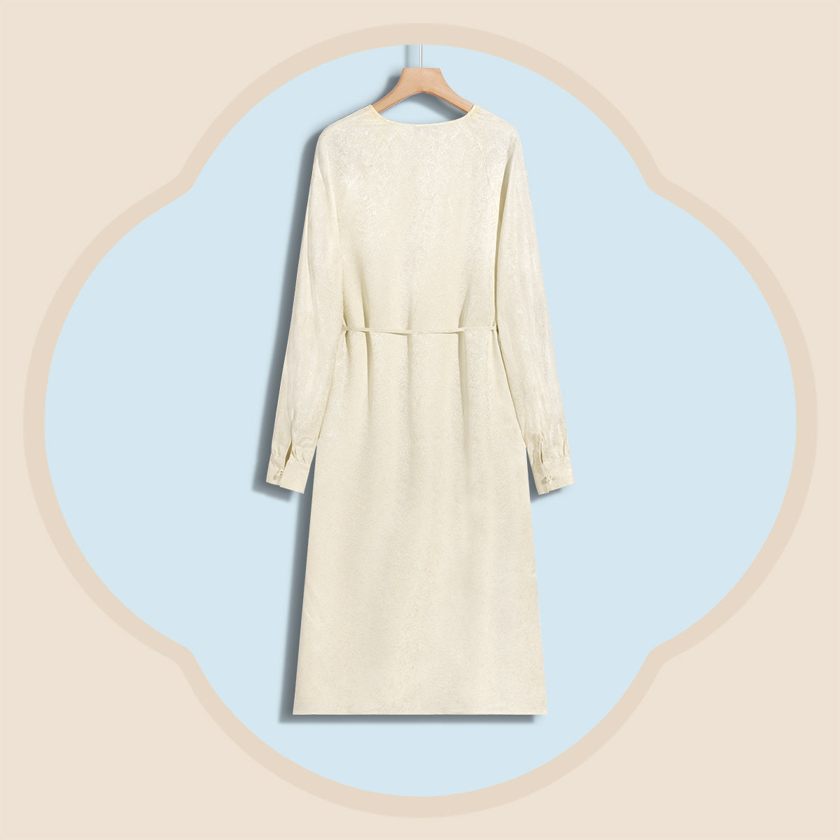 Nantian Pattern Silk Zhengjuan Dress