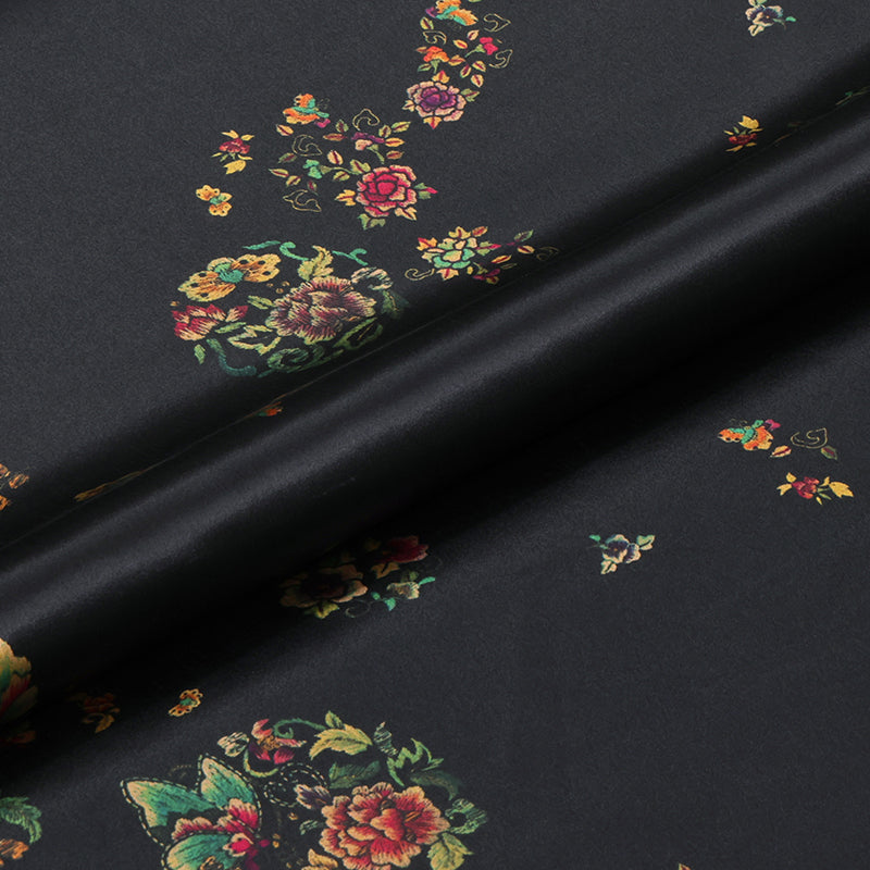 Butterflies and Floral Pattern Pizi Xiangyunsha