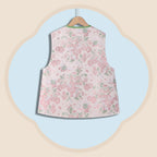 Spring Equinox Begonia Fairy Pattern Side-fastening Vest
