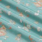 A Happy Life Song Brocade Fabric