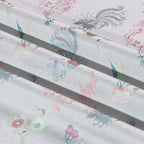 Batik Blossoms (Pink) Song Brocade Fabric