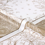 Double-Mirror Lily of the Valley Square Mulberry Silk Scarf
