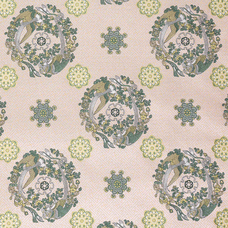 Emerald Years Song Brocade Fabric