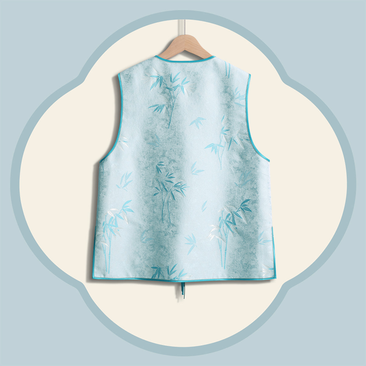Bamboo Glen Whispers Straight-Front Vest