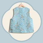 Song Brocade Vest - Pisces (Blue)