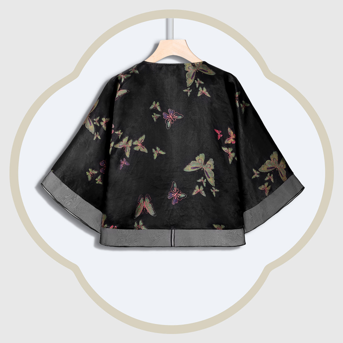 Colorful Butterflies Flutter Top
