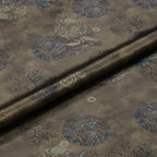 Gray based with Vintage Intertwined Floral and Vine Patterns Pizi Xiangyunsha