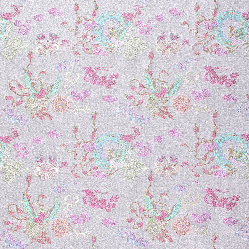 Chi Yu Qi Xia (Mother-of-pearl Purple) Song Brocade Fabric
