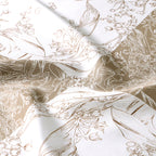 Double-Mirror Lily of the Valley Square Mulberry Silk Scarf