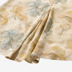 Monet Floral Shadows Double Crepe Top